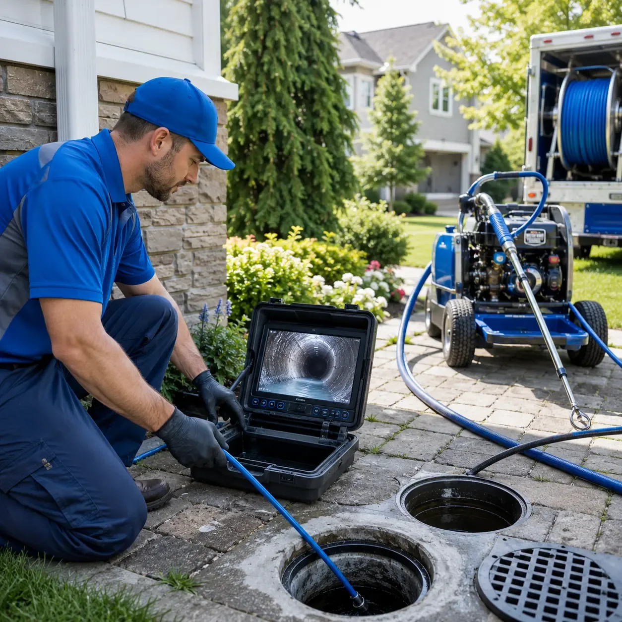 Outdoor drain cleaning professionals serving Dexter, IA